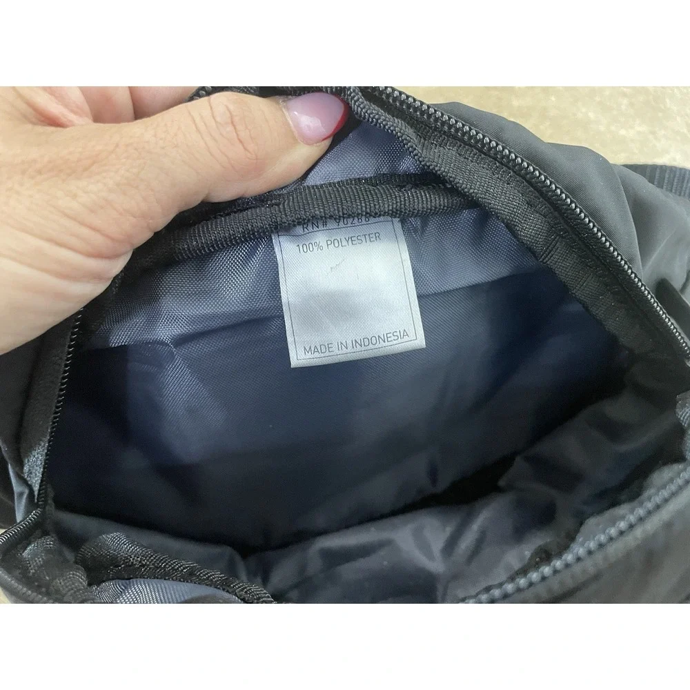 Adidas Originals National Waist Bag Fanny Pack Black White Key Clip